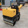 Flexible Turning 800kg Double Drum Vibratory Hand Roller Compactor